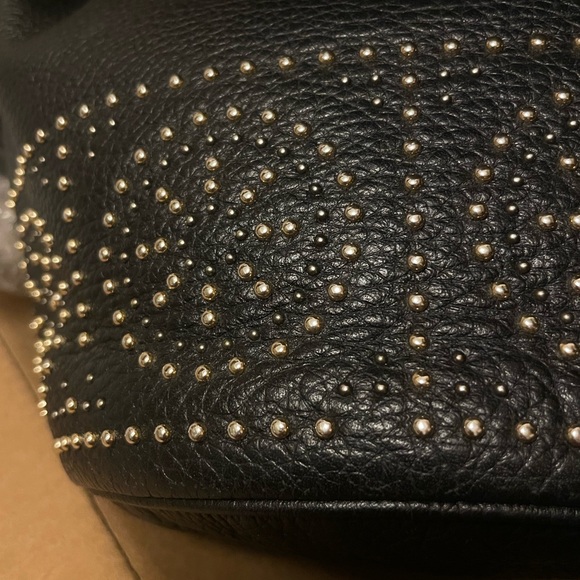 Coach Black Mini Studs Mini Duffle Bag - Picture 13 of 13